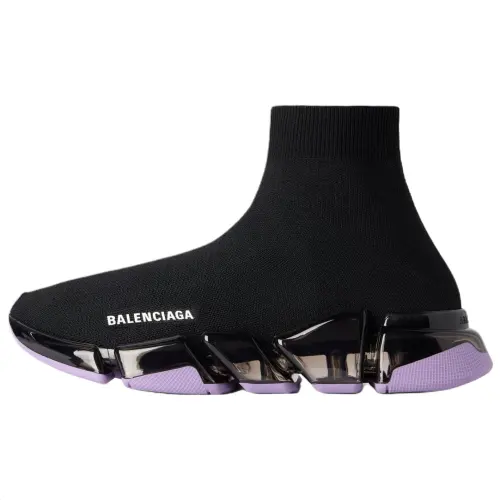 Balenciaga Speed 2.0 High top Casual Shoes Women's Black