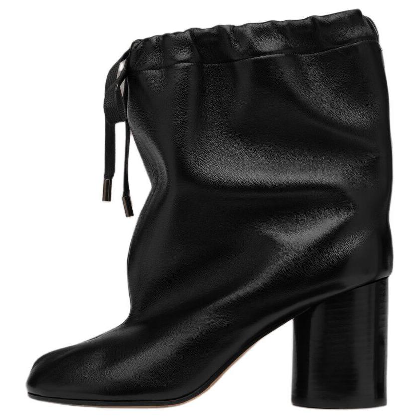 Женские ботинки Maison Margiela Tabi Tabi (черные)