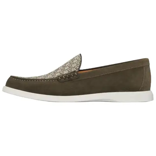 DIOR Granville Loafer DIOR Oblique Khaki Suede
