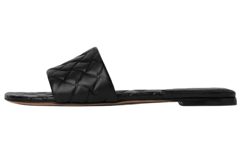 Bottega Veneta Quilted Slip On Sandals Women's