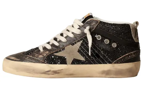 Golden Goose GG Mid Star Lace-up Sneakers
