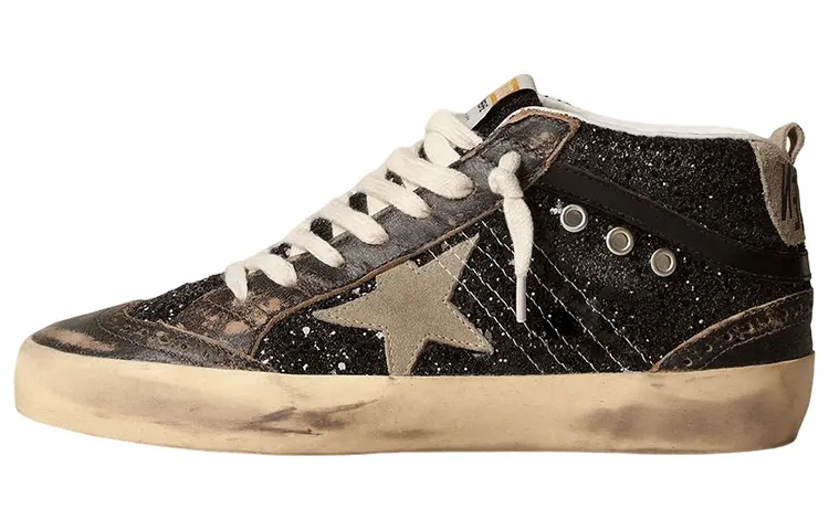 Golden Goose GG Mid Star Lace-up Sneakers