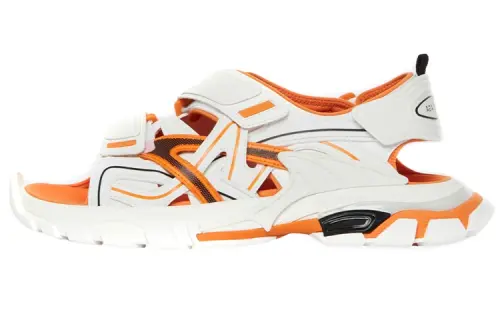 Balenciaga Track Sandal 'White Orange' Women's