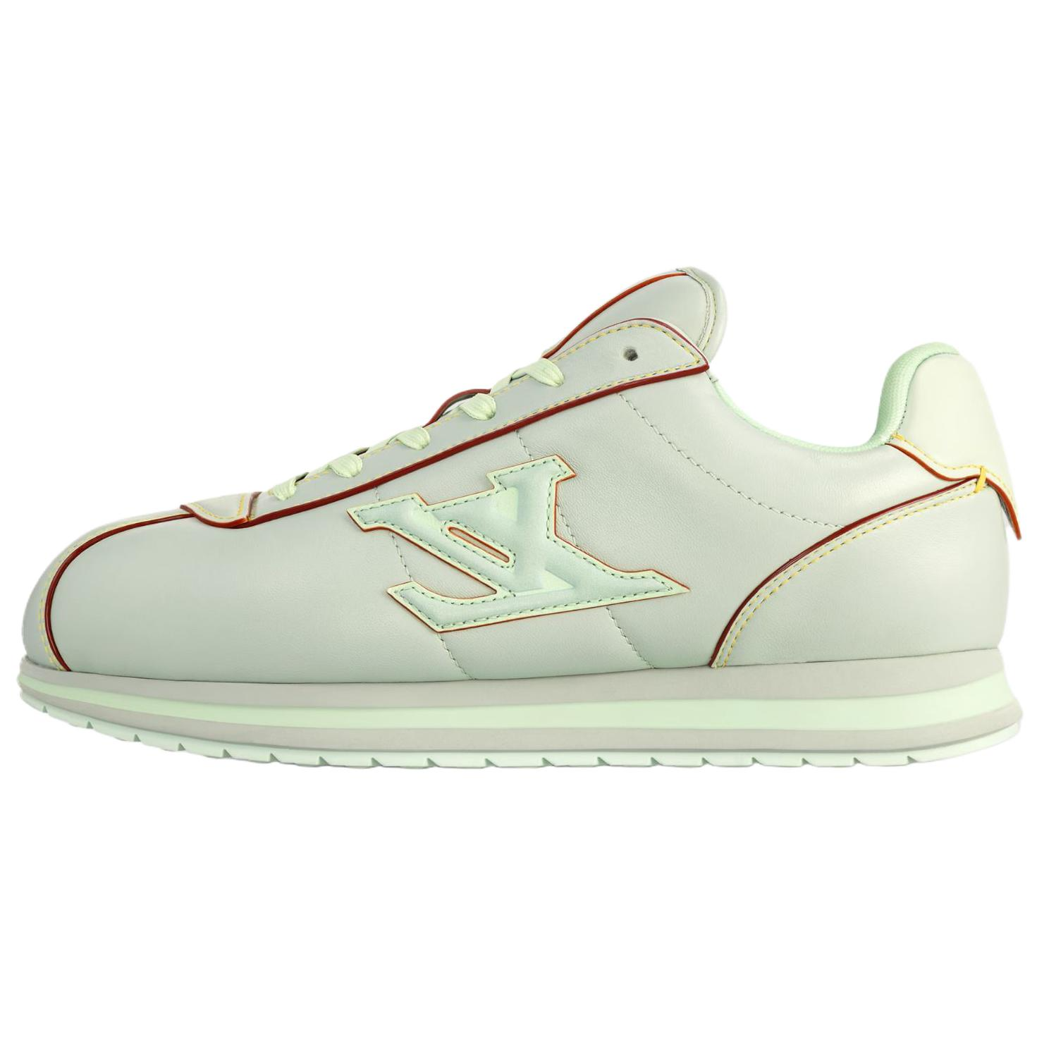 LOUIS VUITTON X Nigo Collaboration Buttersoft FW25 Low top Casual Shoes Men's Aqua Green