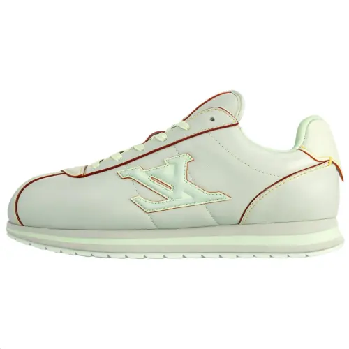LOUIS VUITTON X Nigo Collaboration Buttersoft FW25 Low top Casual Shoes Men's Aqua Green