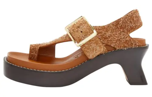 LOEWE 70mm Ease Brushed-suede Sandals