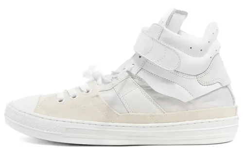Maison Margiela Replica Fabric High top Stylish Skateboarding Shoes Men's White