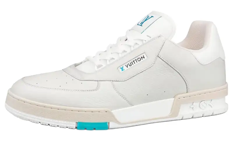 LOUIS VUITTON Trainer Sneakers 'Light Grey White Teal'