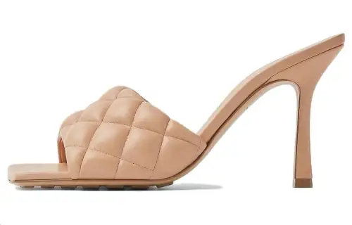Bottega Veneta Padded Slide Slippers Women's Nude Pink