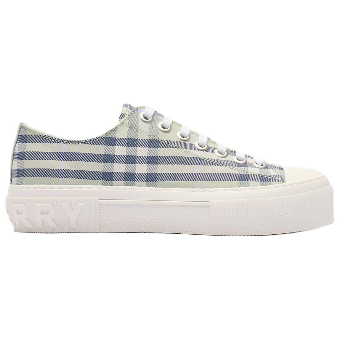 Женские кеды Burberry (зеленые) — фото 2
