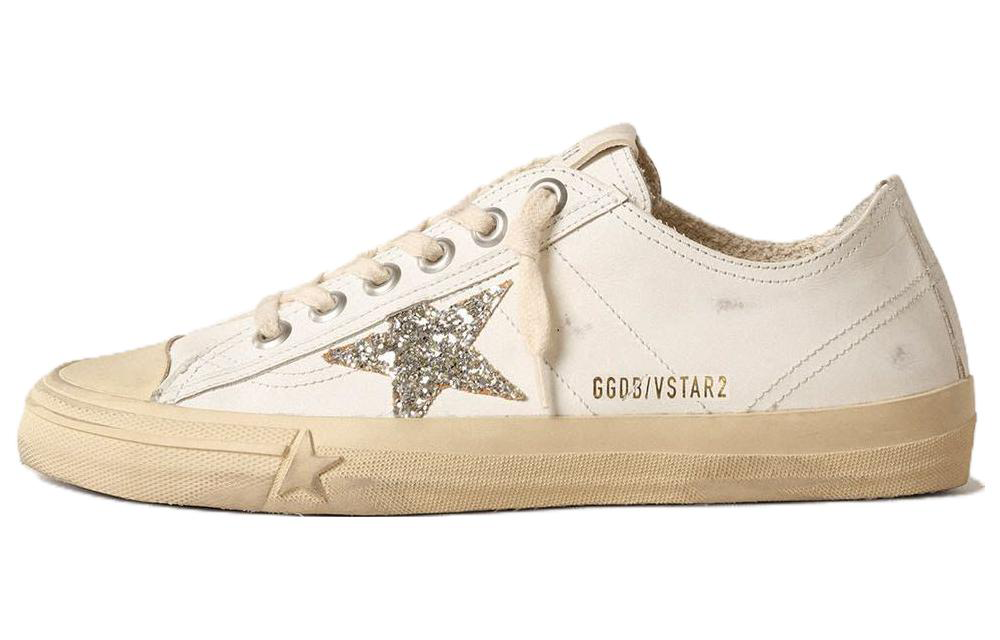 Женские кеды Golden Goose V-Star (белые)