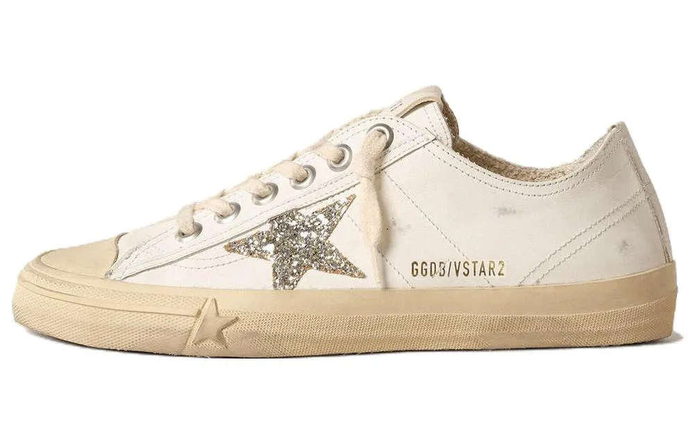 Golden Goose V-Star 2 Distressed Sneakers