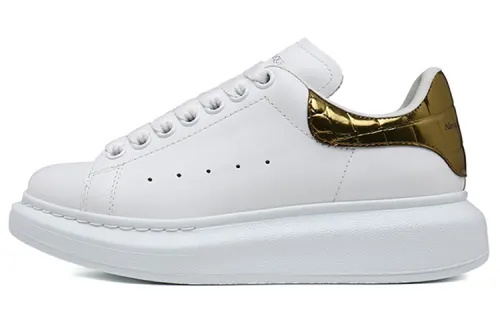 Alexander McQueen Oversized Sneaker 'Gold Crocodile' Women's