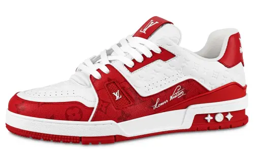 Louis Vuitton Trainer Low '#54 Mini Monogram - Red'