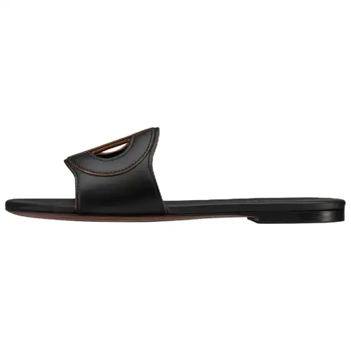 DIOR D Club Slide Slippers Women's Black