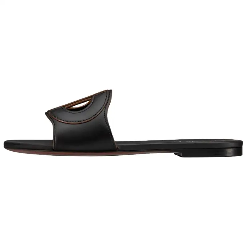 DIOR D Club Slide Slippers Women's Black