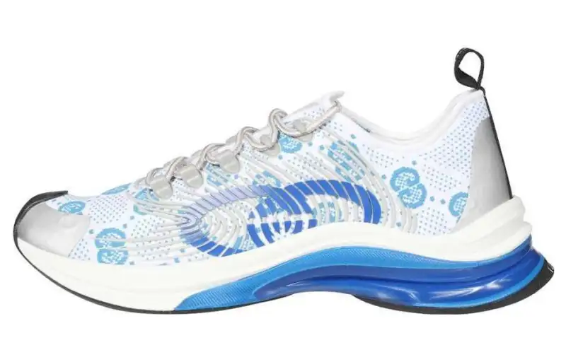 Gucci Run Sneaker 'White Blue'