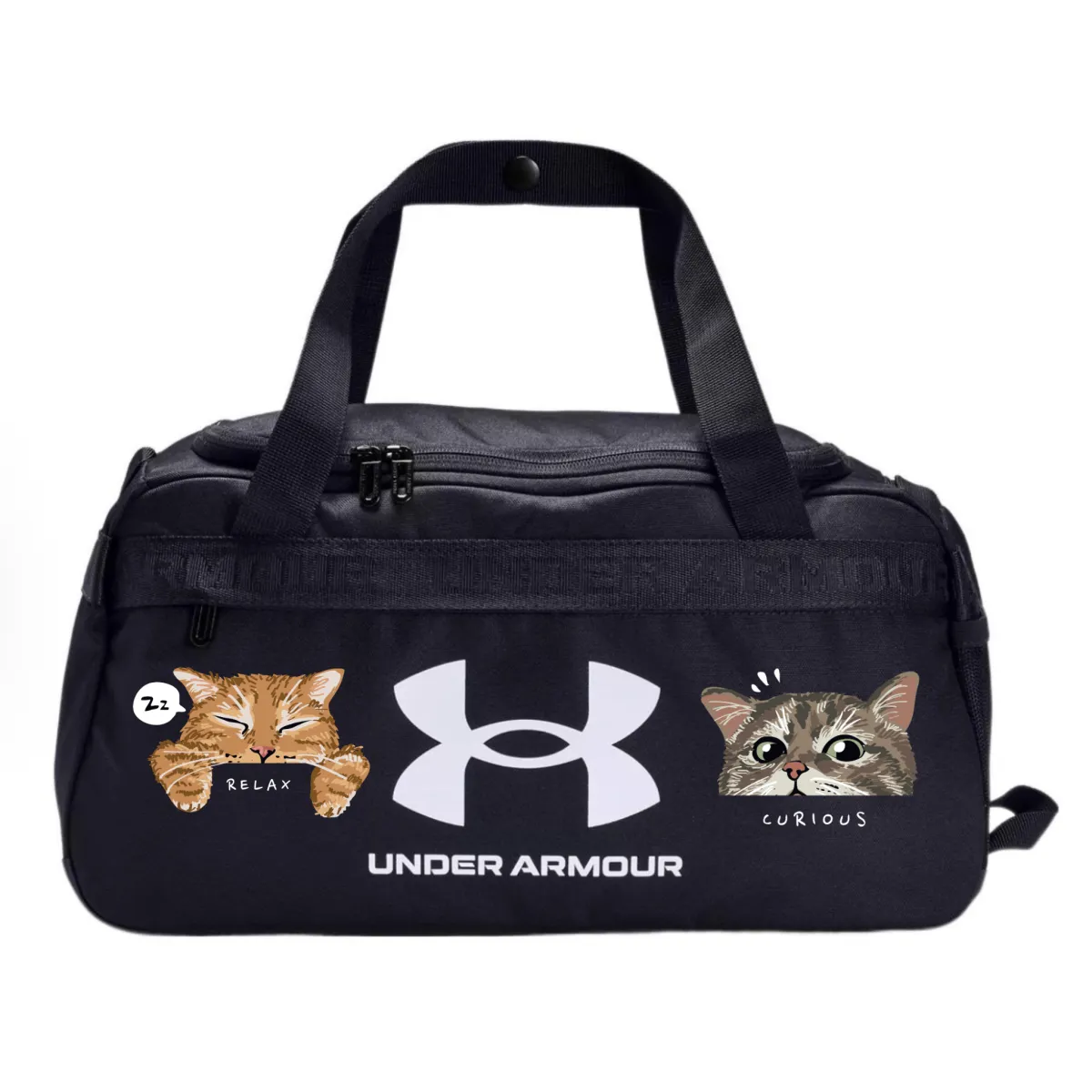 Under Armour Polyester Crossbody Bag Travel Bag Unisex Black
