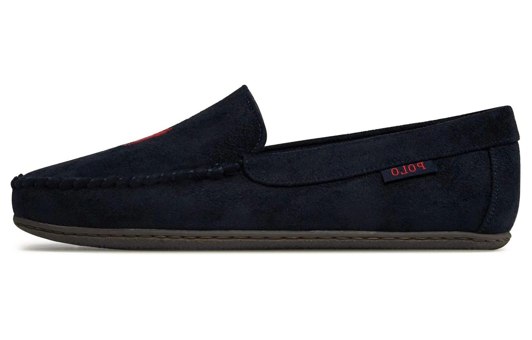Polo Ralph Lauren Logo Embroidered Flat Shoes