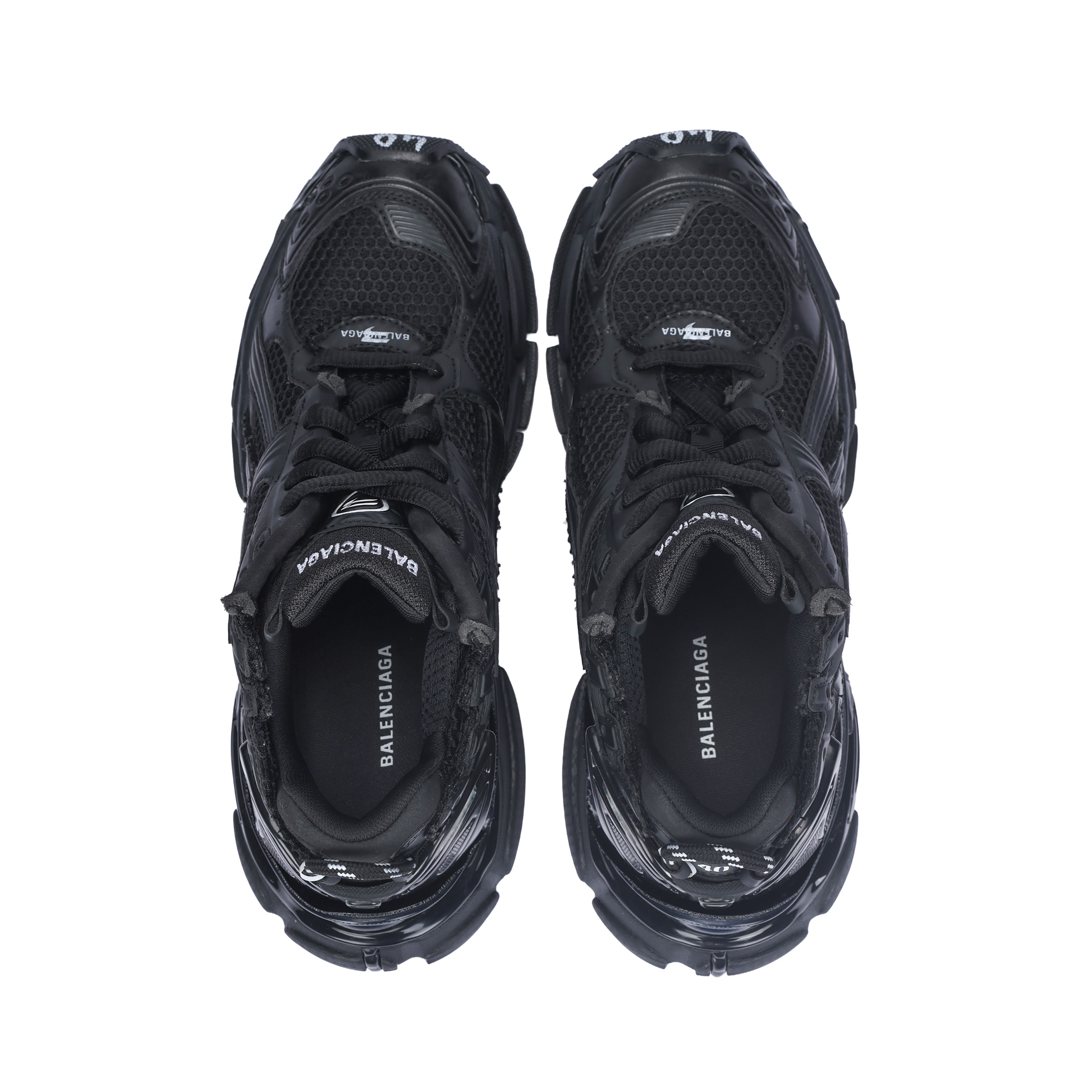 Мужские кроссовки Balenciaga Runner (черные) — фото 3