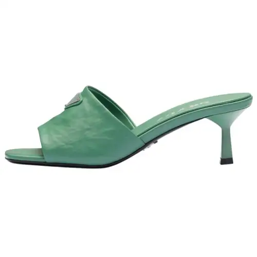 PRADA Slide Slippers Women's Green