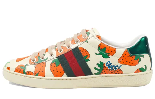 Gucci Wmns Ace 'Strawberry White' Women's