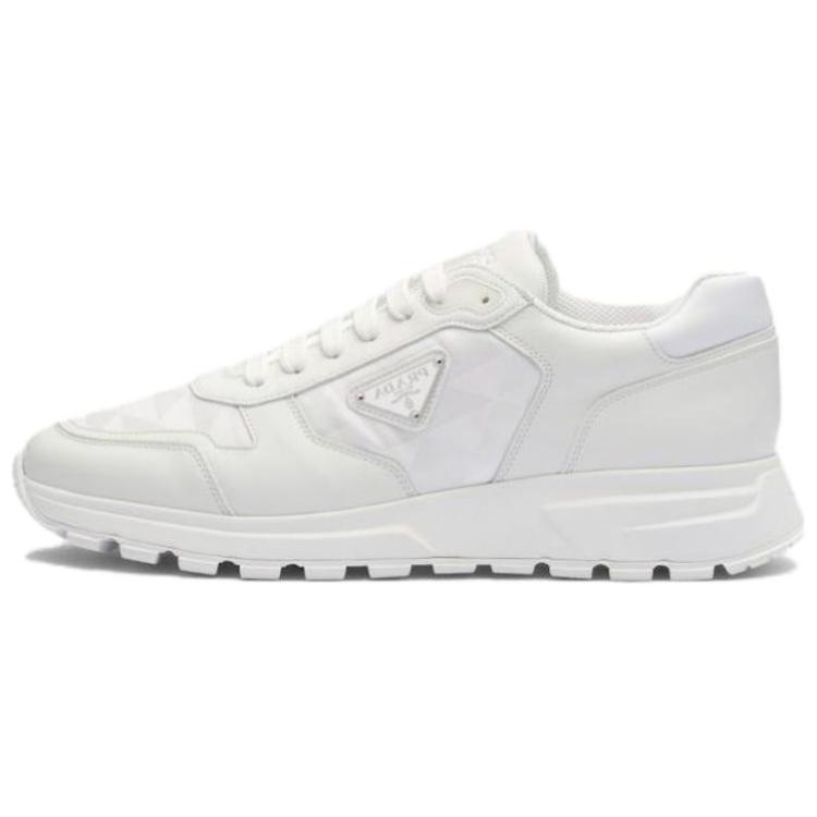Мужские кроссовки Prada Re-Nylon (белые)