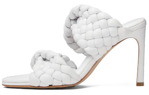 Bottega Veneta Slide Slippers Women's Optical Fibers White