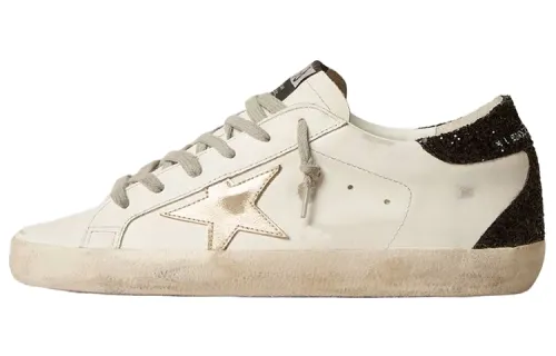 Golden Goose Super-Star Glittered Sneakers