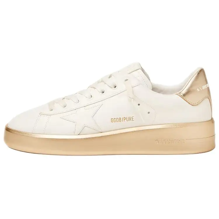 Golden Goose Purestar Cow Leather Low top Skateboard Shoes Women's