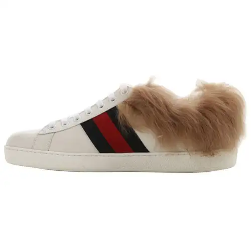 Gucci Wmns Ace Wool Embroidered 'Bee'