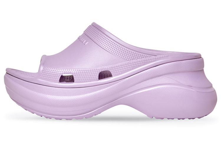 Женские сабо Balenciaga (светло-фиолетовые)