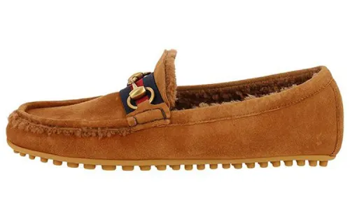 GUCCI Casual Shoes Men's Coffee