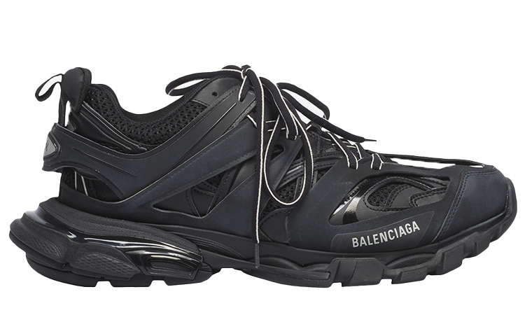 Мужские кроссовки Balenciaga Track led trainers (черные) — фото 2