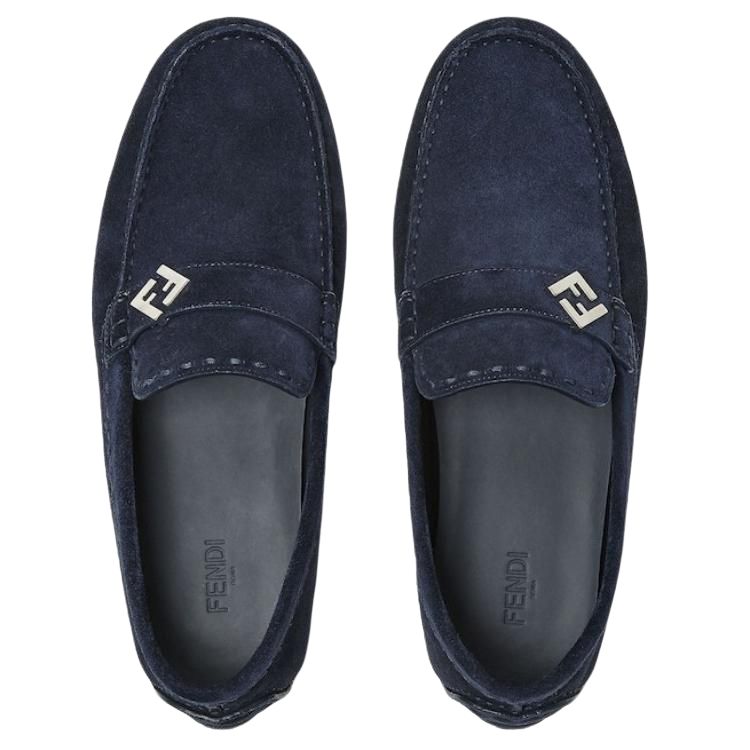 Мужские туфли FENDI (синие) — фото 4