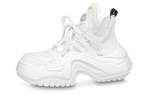 LOUIS VUITTON Archlight 2.0 Platform Sneakers 'White Lace' Women's