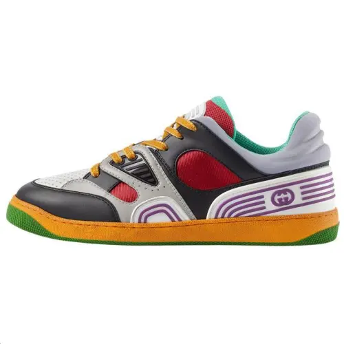 Gucci Basket Sneaker 'Black Demetra'
