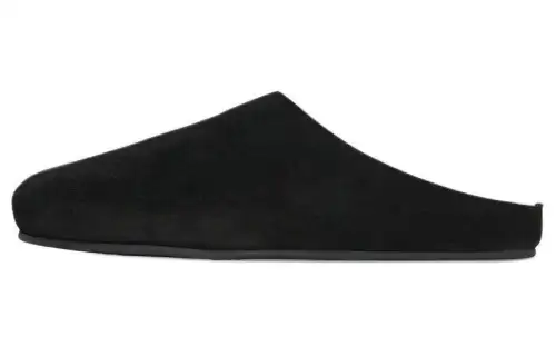 THE ROW Closed Toe Slippers Men's Black