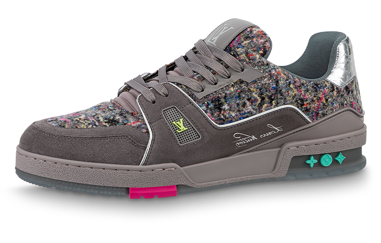 Мужские кеды Louis Vuitton LOUIS VUITTON Trainer (серые)