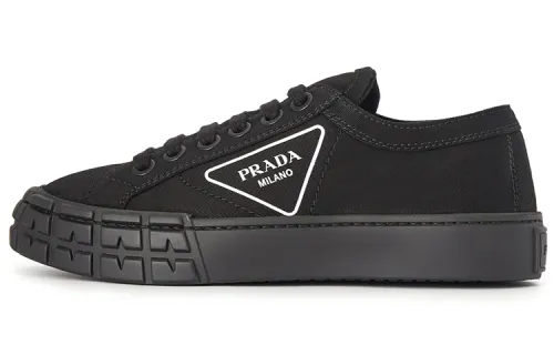 PRADA Cassetta Wheel Sneakers 'Black' Women's