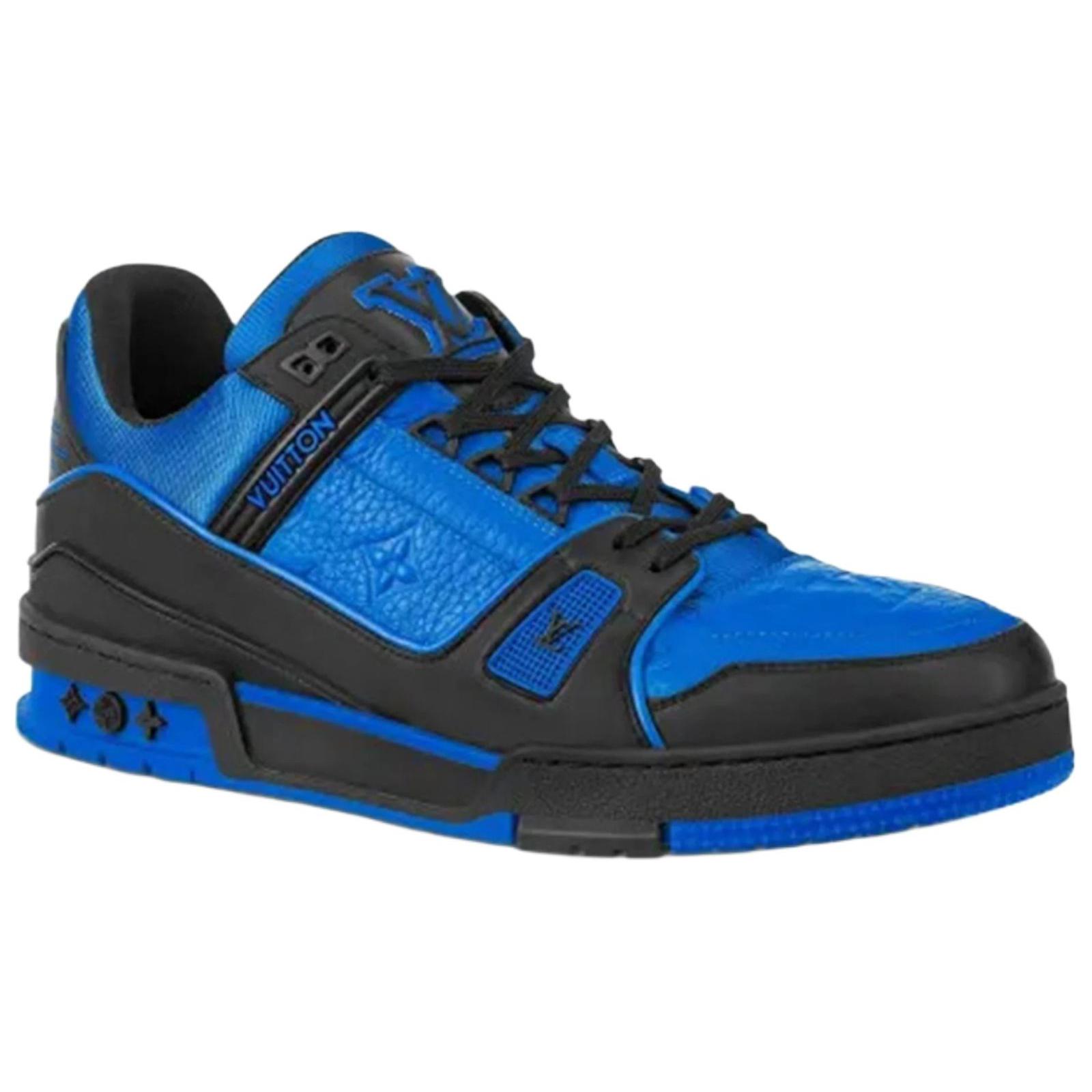 Кеды LOUIS VUITTON Trainer (сине-черные) — фото 2
