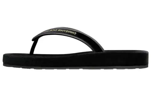 DIOR Diorsea Antibacterial Flip Flops Women's Black