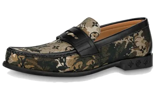 LOUIS VUITTON Loafers 'Brown Camouflage Monogram'