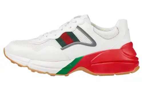 Gucci Wmns Rhyton 'White Red Green Reflective' Women's