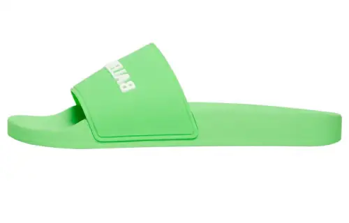 Balenciaga Pool Slide Green White