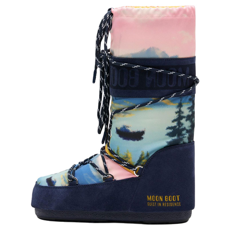 Сапоги Moon Boot x Guest In Residence (синие)