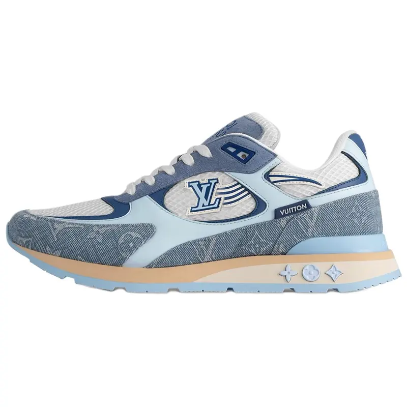 LOUIS VUITTON Run Away Low top Casual Shoes Men's Blue