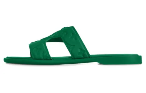 LOUIS VUITTON Oasis Slide Slippers Men's Green