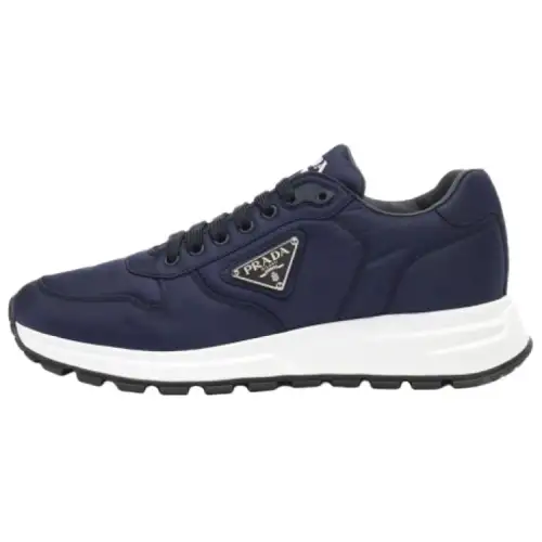 PRADA Re Nylon Low top Casual Shoes Men's Blue