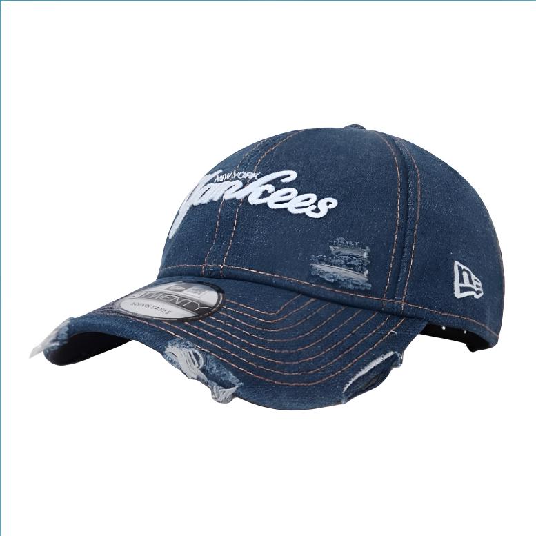 Кепка New Era 9TWENTY Washed Cotton (темно-синяя)
